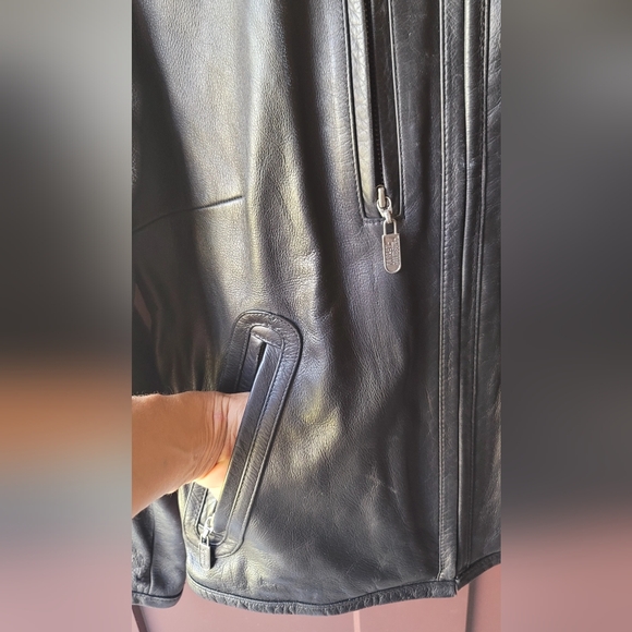 Vintage Womens SM Harley Davidson‎ leather jacket with Embroidery Biker Jacket - Picture 13 of 16